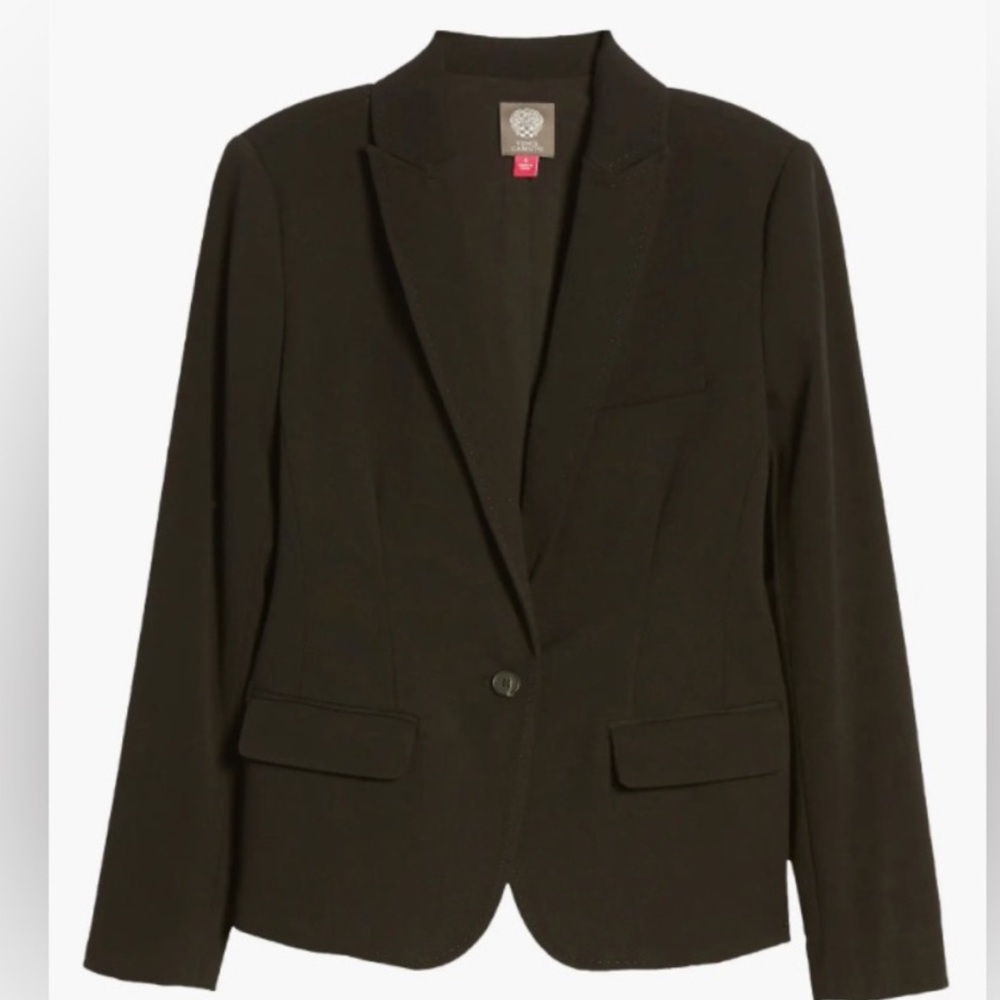 Vince Camuto Nina Classic Notched collar Women's Black Blazer,size 14 NWT